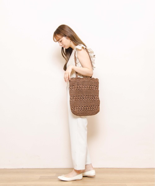 flower（フラワー）の「バタフライストライプブラウス（シャツ/ブラウス・レディース・ベージュ/ブルー・FREE）」の17枚目の写真