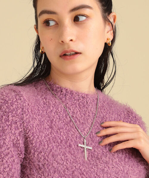 Ray BEAMS（レイビームス）の「Ray BEAMS / デッドストック クロス ネックレス（ネックレス・レディース・シルバー/ゴールド・ONE SIZE）」の3枚目の写真