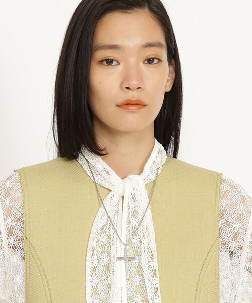Ray BEAMS（レイビームス）の「Ray BEAMS / デッドストック クロス ネックレス（ネックレス・レディース・シルバー/ゴールド・ONE SIZE）」の7枚目の写真