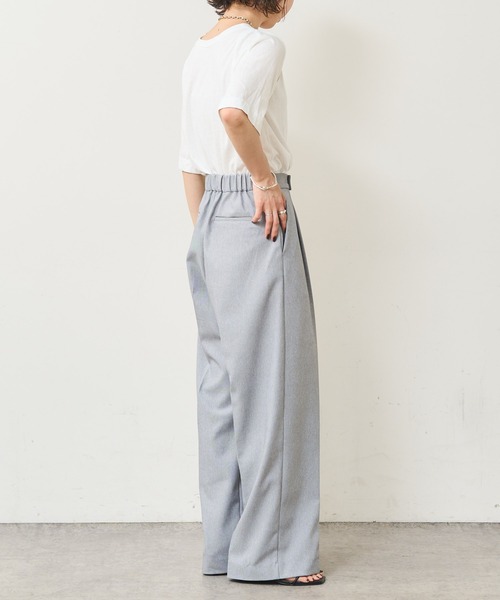 Omekashi（オメカシ）の「デザインアームTシャツ（Tシャツ/カットソー・レディース・オフホワイト/キャメル/ブラック・FREE）」の15枚目の写真