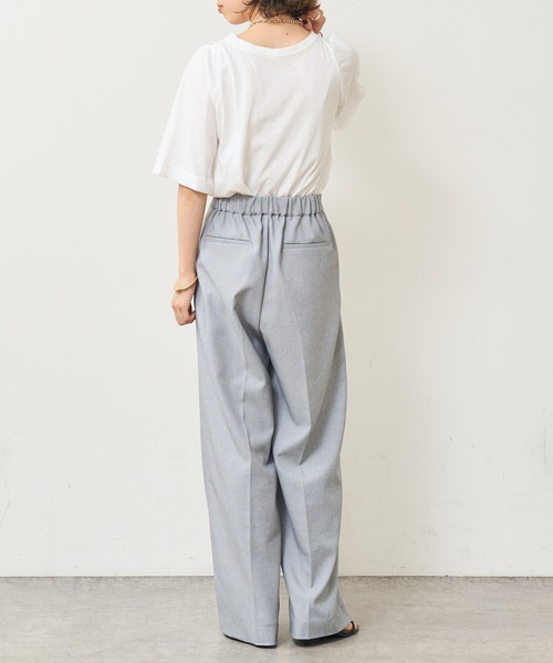 Omekashi（オメカシ）の「デザインアームTシャツ（Tシャツ/カットソー・レディース・オフホワイト/キャメル/ブラック・FREE）」の16枚目の写真