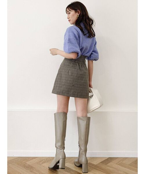 dazzlin（ダズリン）の「ボリュームスリーブハーフニット（ニット/セーター・レディース・レッド/オフホワイト/ピンク/ブルー/その他1・FREE）」の14枚目の写真