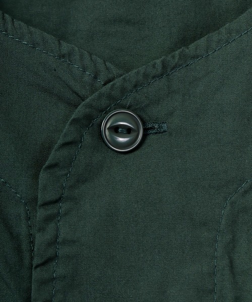 SUGGESTION（サジェッション）の「SUGGESTION ワイドシルエット 半袖ベースボールシャツ（スタジャン・メンズ・グリーン/ネイビー/ホワイト系1/ブラック系1/ブラック/ネイビー系1・M/L）」の21枚目の写真