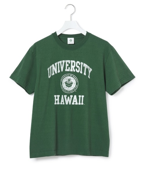 ADAM ET ROPE'（アダムエロペ）の「【GOOD ROCK SPEED】COLLEGE Tee HAWAII（Tシャツ/カットソー・レディース・ダークグリーン/ホワイト・FREE）」の15枚目の写真