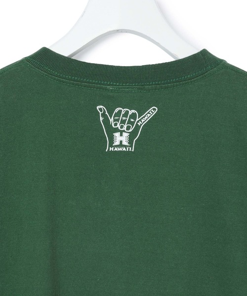 ADAM ET ROPE'（アダムエロペ）の「【GOOD ROCK SPEED】COLLEGE Tee HAWAII（Tシャツ/カットソー・レディース・ダークグリーン/ホワイト・FREE）」の22枚目の写真