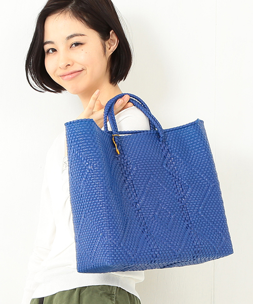 BEAMS BOY（ビームスボーイ）の「OJO DE MEX / CAGO TOTE（トートバッグ・レディース・ピンク/ネイビー・ONE SIZE）」の2枚目の写真