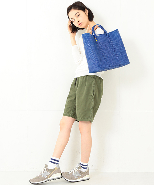 BEAMS BOY（ビームスボーイ）の「OJO DE MEX / CAGO TOTE（トートバッグ・レディース・ピンク/ネイビー・ONE SIZE）」の13枚目の写真