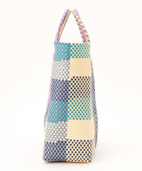 BEAMS BOY（ビームスボーイ）の「OJO DE MEX / CAGO TOTE（トートバッグ・レディース・ピンク/ネイビー・ONE SIZE）」の9枚目の写真