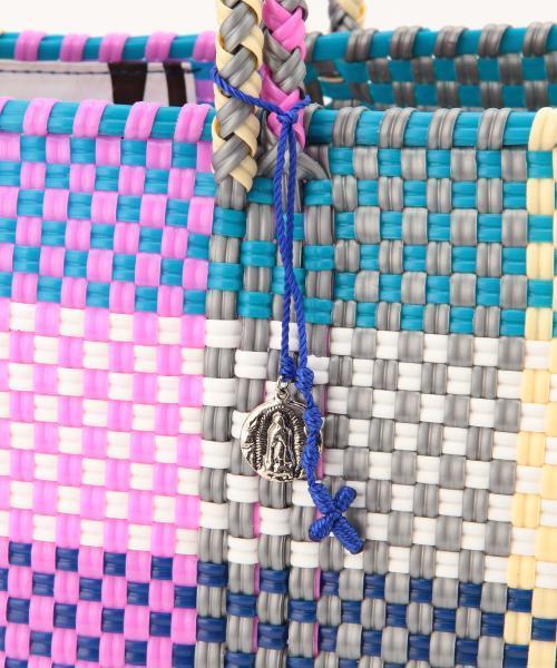 BEAMS BOY（ビームスボーイ）の「OJO DE MEX / CAGO TOTE（トートバッグ・レディース・ピンク/ネイビー・ONE SIZE）」の7枚目の写真