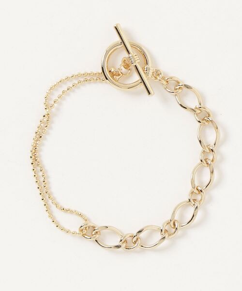 COLOR TOKYO ACCESSORIES(カラートウキョウアクセサリー)の「Mixチェーンマンテルブレス(ブレスレット・レディース・シルバー/ゴールド・FREE)」の13枚目の写真