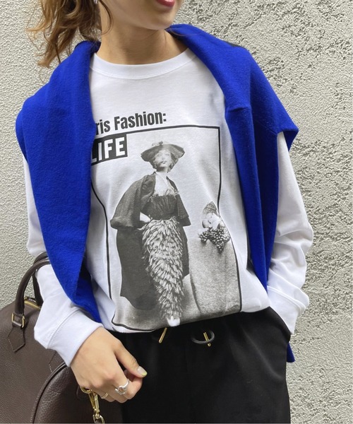 GOOD ROCK SPEED（グッドロックスピード）の「【GOOD ROCK SPEED /グッドロックスピード】LIFE ロングスリーブTシャツ（Tシャツ/カットソー・レディース・ホワイト/ホワイト系その他・FREE/MEDIUM）」の16枚目の写真