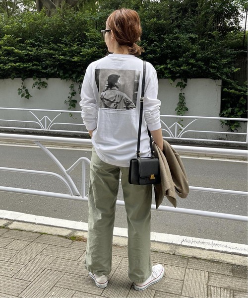 GOOD ROCK SPEED（グッドロックスピード）の「【GOOD ROCK SPEED /グッドロックスピード】LIFE ロングスリーブTシャツ（Tシャツ/カットソー・レディース・ホワイト/ホワイト系その他・FREE/MEDIUM）」の4枚目の写真