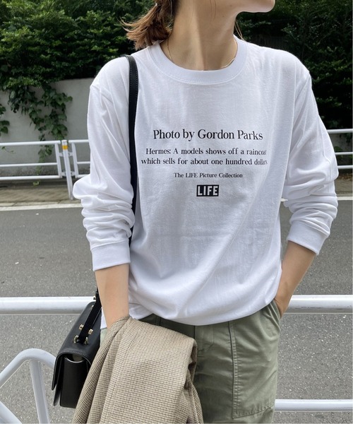 GOOD ROCK SPEED（グッドロックスピード）の「【GOOD ROCK SPEED /グッドロックスピード】LIFE ロングスリーブTシャツ（Tシャツ/カットソー・レディース・ホワイト/ホワイト系その他・FREE/MEDIUM）」の17枚目の写真