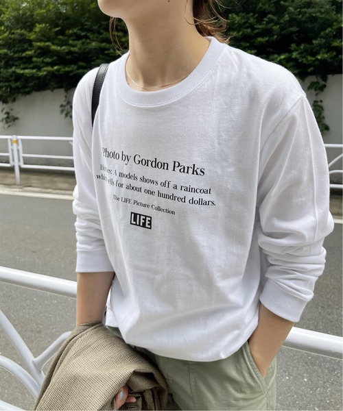 GOOD ROCK SPEED（グッドロックスピード）の「【GOOD ROCK SPEED /グッドロックスピード】LIFE ロングスリーブTシャツ（Tシャツ/カットソー・レディース・ホワイト/ホワイト系その他・FREE/MEDIUM）」の21枚目の写真