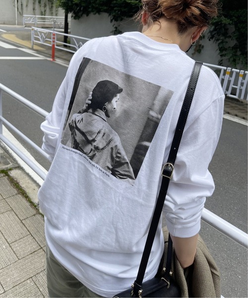 GOOD ROCK SPEED（グッドロックスピード）の「【GOOD ROCK SPEED /グッドロックスピード】LIFE ロングスリーブTシャツ（Tシャツ/カットソー・レディース・ホワイト/ホワイト系その他・FREE/MEDIUM）」の14枚目の写真