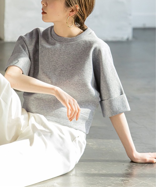 美品　22SS Noble　ノーブル　スクエアクロップドプルオーバー　ベージュ 美品 22SS Noble ノーブル スクエアクロップドプルオーバー