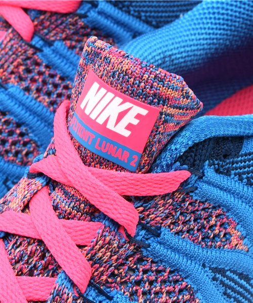 EN ROUTE（アンルート）の「NIKE FLYKNIT LUNAR 2●（スニーカー・レディース・オレンジ/ロイヤルブルー/ピンク・24.5cm/23cm/25.5cm/25cm/23.5cm/24cm）」の12枚目の写真