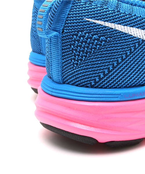 EN ROUTE（アンルート）の「NIKE FLYKNIT LUNAR 2●（スニーカー・レディース・オレンジ/ロイヤルブルー/ピンク・24.5cm/23cm/25.5cm/25cm/23.5cm/24cm）」の5枚目の写真