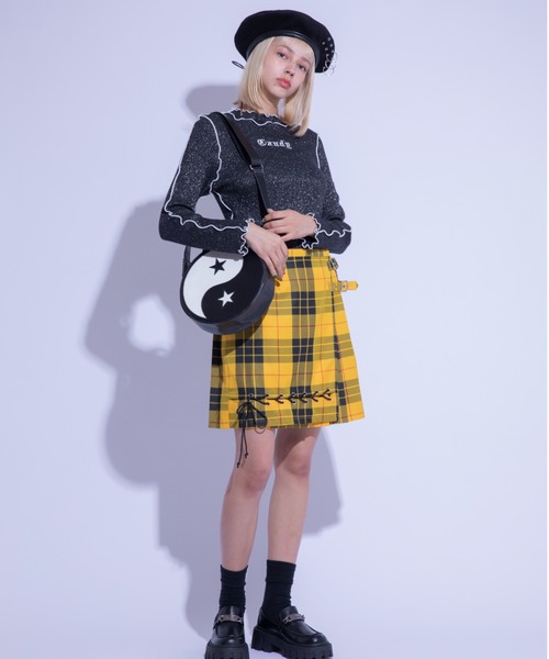 Candy Stripper（キャンディストリッパー）の「YIN YANG SHOULDER バッグ（ショルダーバッグ・レディース・ブラック・FREE）」の2枚目の写真