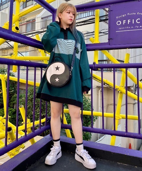 Candy Stripper（キャンディストリッパー）の「YIN YANG SHOULDER バッグ（ショルダーバッグ・レディース・ブラック・FREE）」の13枚目の写真