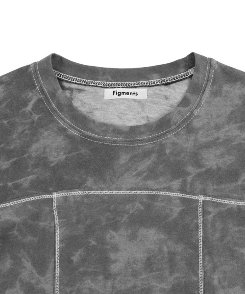 Figments(フィグメンツ)の「タイダイピチT(Tシャツ/カットソー・レディース・パープル/スミクロ・FREE)」の5枚目の写真