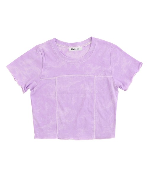 Figments(フィグメンツ)の「タイダイピチT(Tシャツ/カットソー・レディース・パープル/スミクロ・FREE)」の6枚目の写真