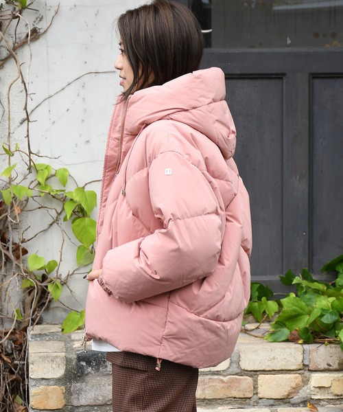 [ろな] DUNO デュノPEGGIEダウンジャケット　サイズ42 ピンク DUNO（デュノ）の「◇DUNO（デュノ） PEGGIE（別注カラーあり