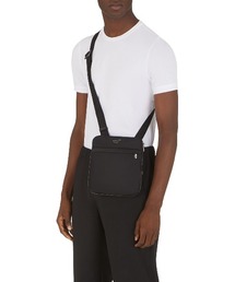 EMPORIO ARMANI | 【エンポリオ アルマーニ】フラットショルダーバッグ リサイクルナイロン製(ボディバッグ/ウエストポーチ)