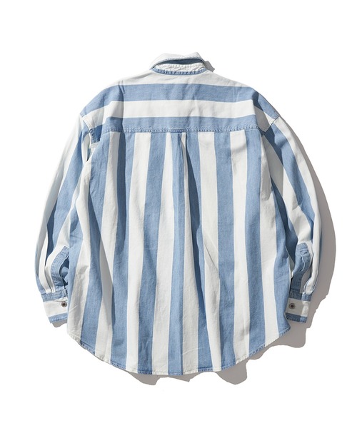 Levi's（リーバイス）の「Levi's/リーバイス SILVERTAB ルーズフィット シャツ インディゴ PATTERN（シャツ/ブラウス・レディース・マルチ・M/XS/S）」の5枚目の写真