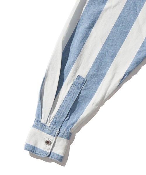 Levi's（リーバイス）の「Levi's/リーバイス SILVERTAB ルーズフィット シャツ インディゴ PATTERN（シャツ/ブラウス・レディース・マルチ・M/XS/S）」の9枚目の写真