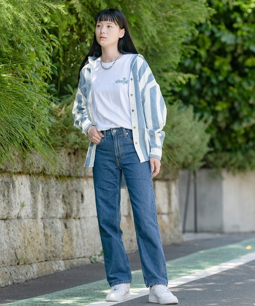 Levi's（リーバイス）の「Levi's/リーバイス SILVERTAB ルーズフィット シャツ インディゴ PATTERN（シャツ/ブラウス・レディース・マルチ・M/XS/S）」の13枚目の写真