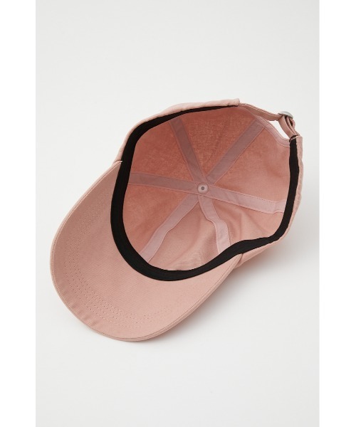 AZUL by moussy（アズールバイマウジー）の「BASIC TWILL CAP/ベーシックツイルキャップ（キャップ・レディース・ライトブラウン/ブラック/ピンク・FREE）」の6枚目の写真