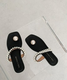 LAC-VERT | パールつっかけサンダル(サンダル)