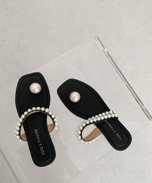 パールつっかけサンダル サンダル Lac Vert ラック ヴェール のファッション通販 Zozotown