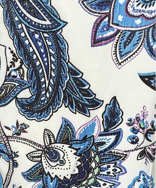 kutir(クティール)の「ペイズリーセミフレアパンツ(スラックス・メンズ・ホワイト/ブラック/ネイビー・SMALL/MEDIUM/LARGE)」の10枚目の写真