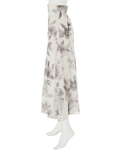 MERCURYDUO（マーキュリーデュオ）の「ぼかしフラワーフレアスカート（スカート・レディース・アイボリー/ブラック/ミント・SMALL/MEDIUM）」の19枚目の写真