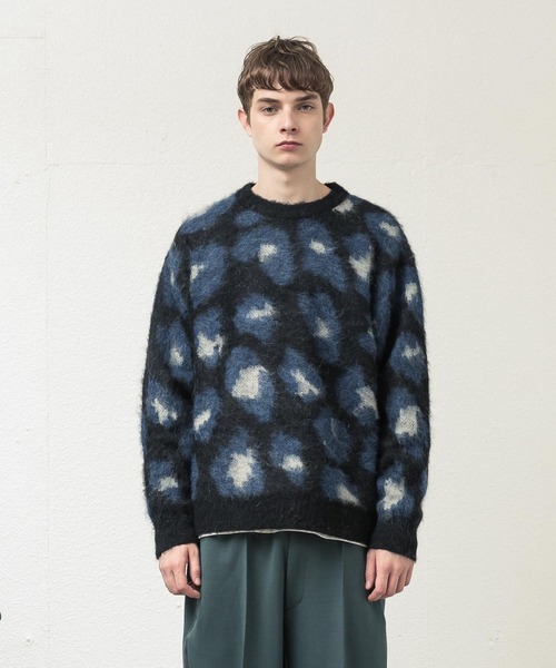 SLICK（スリック）の「シャギーモヘアプルオーバー(レオパード