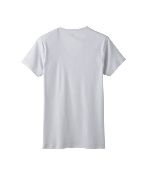 YG(ワイジー)の「YG VネックTシャツ 綿100%(インナーウェア/肌着・メンズ・ブラック/ホワイト/杢グレー・MEDIUM/X-LARGE/XX-LARGE/LARGE)」の9枚目の写真