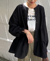 KOBE LETTUCE | 前後2wayぽこぽこティアードブラウス(シャツ/ブラウス)