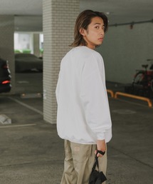 GILDAN（ギルダン）の「GILDAN/ギルダン USAオーバーサイズ ロングスリーブプルオーバークルーネックスウェット 無地トレーナー ユニセックス 2026年春夏（スウェット）」