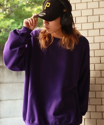 United Athle（ユナイテッドアスレ）の「GILDAN/ギルダン USAオーバーサイズ ロングスリーブプルオーバークルーネックスウェット 無地トレーナー ユニセックス 2026年春夏（スウェット）」