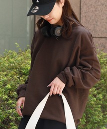 GILDAN（ギルダン）の「GILDAN ギルダン USAオーバーサイズ ロングスリーブプルオーバークルーネックスウェット 無地トレーナー ユニセックス 2026年春夏（スウェット）」