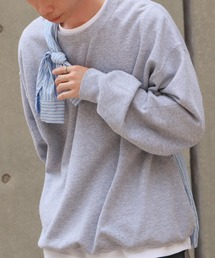 GILDAN（ギルダン）の「GILDAN ギルダン USAオーバーサイズ ロングスリーブプルオーバークルーネックスウェット 無地トレーナー ユニセックス 2026年春夏（スウェット）」