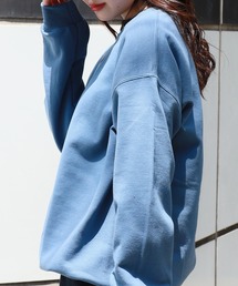 GILDAN（ギルダン）の「GILDAN ギルダン USAオーバーサイズ ロングスリーブプルオーバークルーネックスウェット 無地トレーナー ユニセックス 2026年春夏（スウェット）」