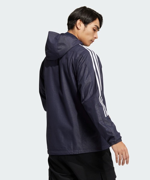 adidas(アディダス)の「24/7 ウインドジャケット / アディダス(ナイロンジャケット・メンズ・ブルー/ブラック・X-LARGE/MEDIUM/LARGE/XX-LARGE/SMALL)」の4枚目の写真