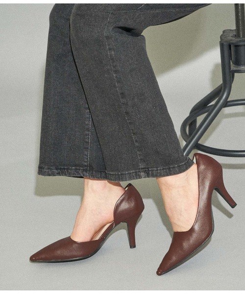 ANAP（アナップ）の「デザインパンプス（パンプス・レディース・ブラック/ブラウン/レッド/グリーン/アイボリー・LL/S/M/L）」の3枚目の写真