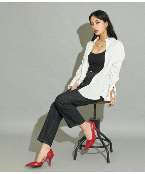 ANAP（アナップ）の「デザインパンプス（パンプス・レディース・ブラック/ブラウン/レッド/グリーン/アイボリー・LL/S/M/L）」の13枚目の写真