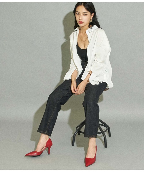 ANAP（アナップ）の「デザインパンプス（パンプス・レディース・ブラック/ブラウン/レッド/グリーン/アイボリー・LL/S/M/L）」の12枚目の写真