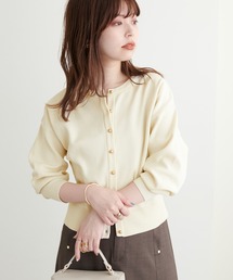 natural couture | お家で洗える薄金ころん釦カーディガン(カーディガン/ボレロ)