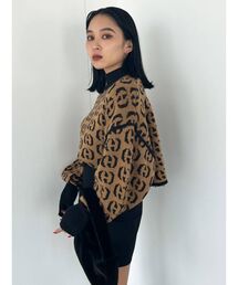 EMODA | アップネックボリュームスリーブニット(ニット/セーター)